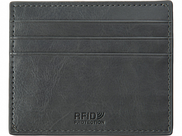 Картхолдер для 6 карт с RFID-защитой «Fabrizio» с логотипом в Астрахани заказать по выгодной цене в кибермаркете AvroraStore