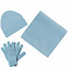 Перчатки Real Talk, голубые с логотипом в Астрахани заказать по выгодной цене в кибермаркете AvroraStore