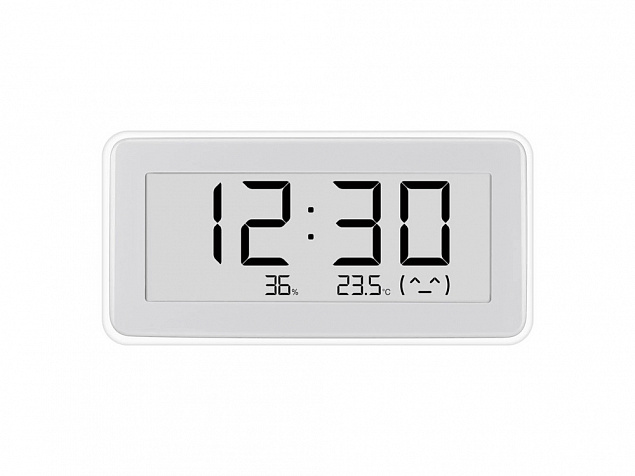 Часы термогигрометр «Xiaomi Temperature and Humidity Monitor Clock» с логотипом в Астрахани заказать по выгодной цене в кибермаркете AvroraStore