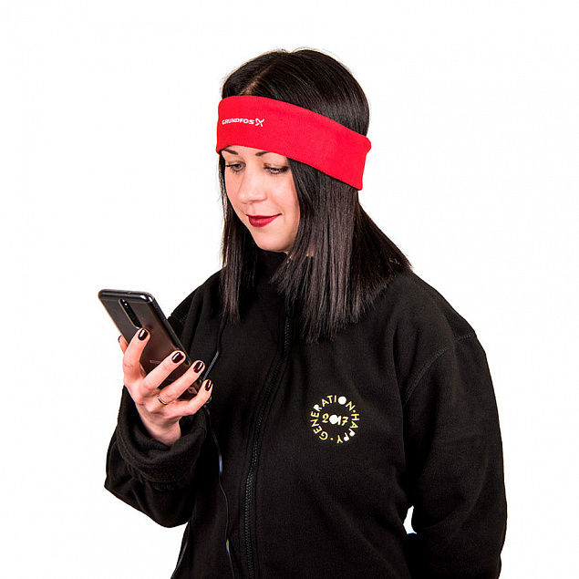 Повязка на голову MARKIZ с наушниками с логотипом в Астрахани заказать по выгодной цене в кибермаркете AvroraStore