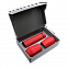 Набор Hot Box E2 софт-тач EDGE CO12s grey (красный) с логотипом в Астрахани заказать по выгодной цене в кибермаркете AvroraStore