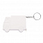 Брелок-рулетка &quot;Грузовик&quot;, 1 метр, белый с логотипом в Астрахани заказать по выгодной цене в кибермаркете AvroraStore
