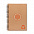 Блокнот на резинке 70стр линова с логотипом в Астрахани заказать по выгодной цене в кибермаркете AvroraStore