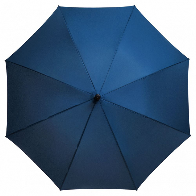 Зонт-трость Magic с проявляющимся рисунком в клетку, темно-синий с логотипом в Астрахани заказать по выгодной цене в кибермаркете AvroraStore