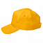 Бейсболка "Fortuna", 5 клиньев, застежка на липучке, желтый, 100% полиэстер, плотность 140 г/м2 с логотипом в Астрахани заказать по выгодной цене в кибермаркете AvroraStore