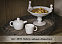 Набор чайный "Вавилон": чайник с чашкой, белый с логотипом в Астрахани заказать по выгодной цене в кибермаркете AvroraStore