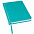 Ежедневник недатированный Bliss, А5,  голубой, белый блок, без обреза с логотипом в Астрахани заказать по выгодной цене в кибермаркете AvroraStore