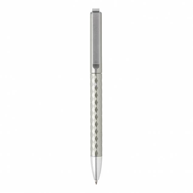 Ручка X3.1, серый с логотипом в Астрахани заказать по выгодной цене в кибермаркете AvroraStore
