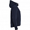 Куртка женская Hooded Softshell темно-синяя с логотипом в Астрахани заказать по выгодной цене в кибермаркете AvroraStore