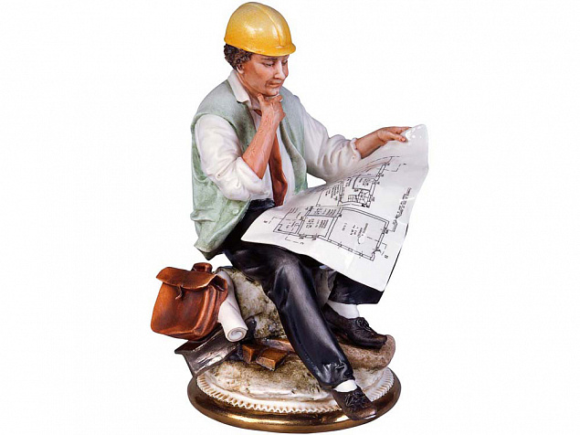 Скульптура «Инженер» с логотипом в Астрахани заказать по выгодной цене в кибермаркете AvroraStore