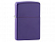 Зажигалка ZIPPO Classic с покрытием Purple Matte с логотипом в Астрахани заказать по выгодной цене в кибермаркете AvroraStore