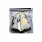 Ёлочная игрушка Ёлочка (белый с золотым ) с логотипом в Астрахани заказать по выгодной цене в кибермаркете AvroraStore