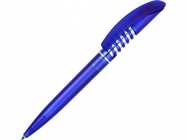 Ручка шариковая Серпантин синяя с логотипом в Астрахани заказать по выгодной цене в кибермаркете AvroraStore