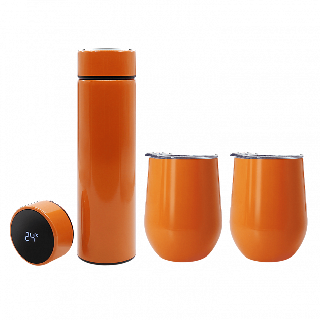 Набор Hot Box C2 W, оранжевый с логотипом в Астрахани заказать по выгодной цене в кибермаркете AvroraStore