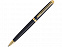 Ручка шариковая Waterman Hemisphere Matt Black GT M, черный матовый/золотистый с логотипом в Астрахани заказать по выгодной цене в кибермаркете AvroraStore