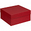 Коробка Satin, большая, красная с логотипом в Астрахани заказать по выгодной цене в кибермаркете AvroraStore
