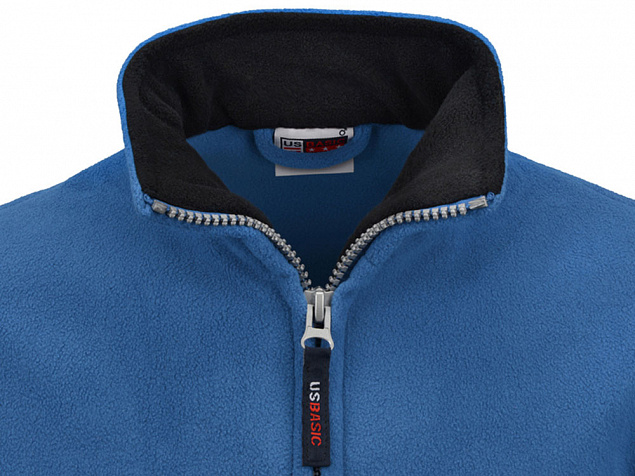 Куртка флисовая Nashville мужская, классический синий/черный с логотипом в Астрахани заказать по выгодной цене в кибермаркете AvroraStore