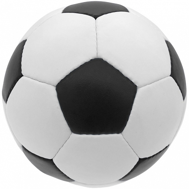 Футбольный мяч Sota, черный с логотипом в Астрахани заказать по выгодной цене в кибермаркете AvroraStore