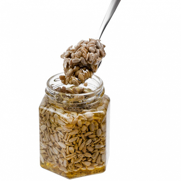 Мед Seeds And Honey, с семечками подсолнечника с логотипом в Астрахани заказать по выгодной цене в кибермаркете AvroraStore