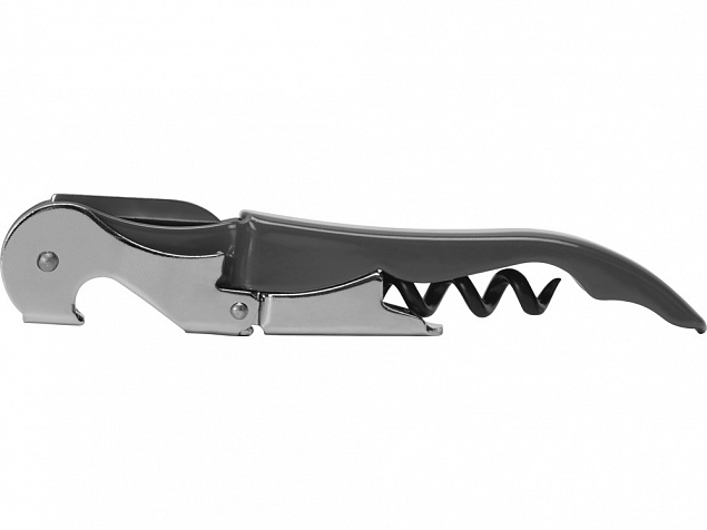 PULLTAPS BASIC GREY/Нож сомелье Pulltap's Basic, темно-серый с логотипом в Астрахани заказать по выгодной цене в кибермаркете AvroraStore