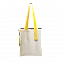 Шоппер Superbag (неокрашенный с желтым) с логотипом в Астрахани заказать по выгодной цене в кибермаркете AvroraStore