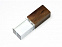 USB 2.0- флешка на 16 Гб прямоугольной формы, под гравировку 3D логотипа с логотипом в Астрахани заказать по выгодной цене в кибермаркете AvroraStore