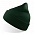 Шапка вязаная  двойная "Wind", с отворотом_темно-серый,100% акрил  с логотипом в Астрахани заказать по выгодной цене в кибермаркете AvroraStore