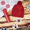 Подарочный набор WINTER TALE: шапка, термос, новогодние украшения, красный с логотипом в Астрахани заказать по выгодной цене в кибермаркете AvroraStore