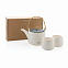 Набор керамический чайник Ukiyo с чашками с логотипом в Астрахани заказать по выгодной цене в кибермаркете AvroraStore