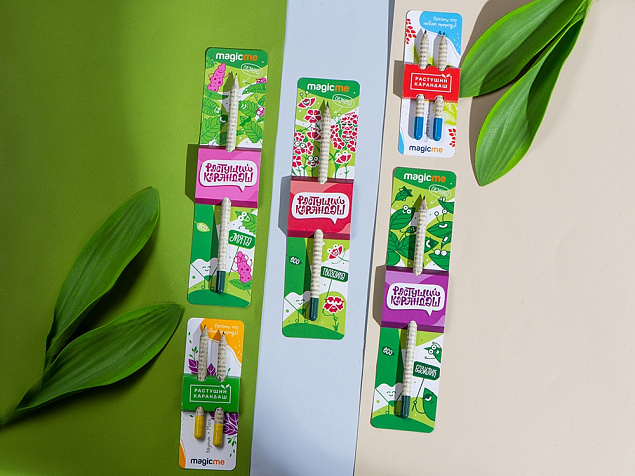 «Растущий карандаш» с семенами гвоздики с логотипом в Астрахани заказать по выгодной цене в кибермаркете AvroraStore