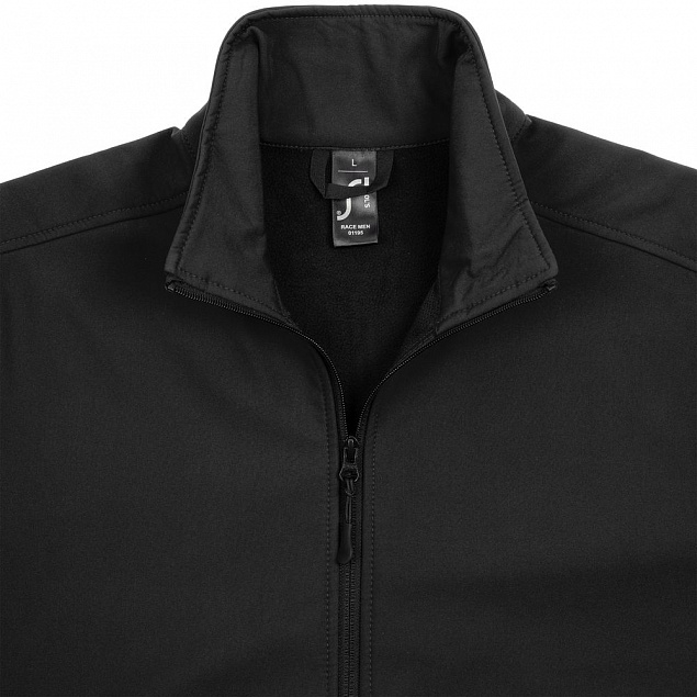 Куртка мужская RACE MEN черная с логотипом в Астрахани заказать по выгодной цене в кибермаркете AvroraStore