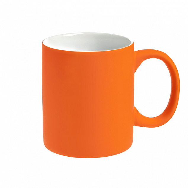 Кружка Bonn Soft - Оранжевый OO с логотипом в Астрахани заказать по выгодной цене в кибермаркете AvroraStore