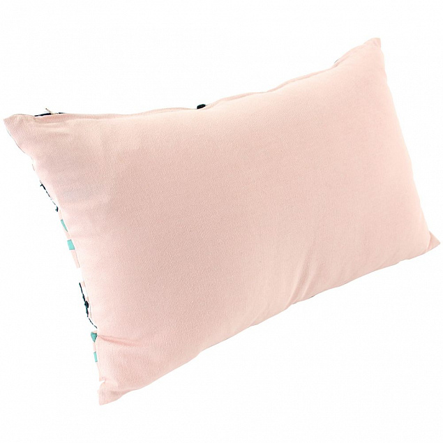 Чехол на подушку Lazy flower, прямоугольный, розовый с логотипом в Астрахани заказать по выгодной цене в кибермаркете AvroraStore