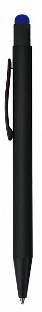 Ручка шариковая Raven (черная с синим) с логотипом в Астрахани заказать по выгодной цене в кибермаркете AvroraStore