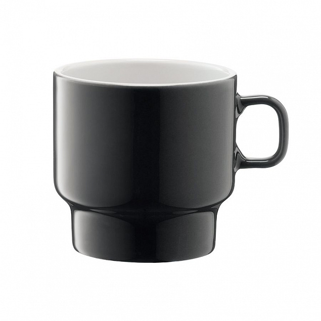 Набор чашек для кофе Utility, серый с логотипом в Астрахани заказать по выгодной цене в кибермаркете AvroraStore