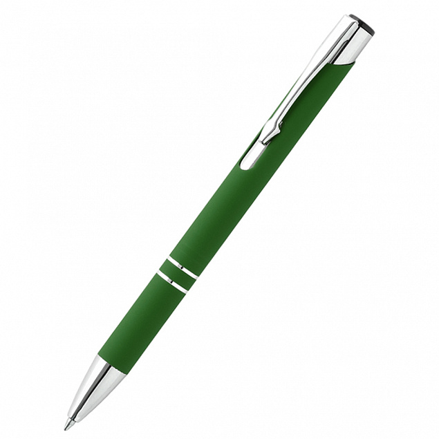 Ручка металлическая Molly - Зеленый FF с логотипом в Астрахани заказать по выгодной цене в кибермаркете AvroraStore