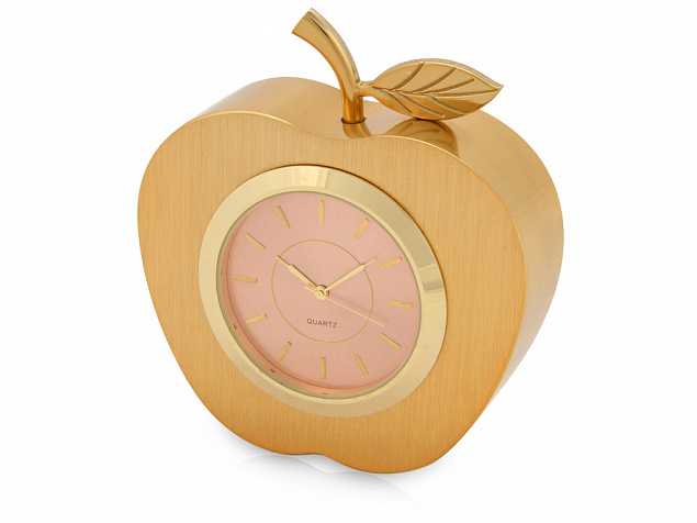 Часы настольные «Золотое яблоко» с логотипом в Астрахани заказать по выгодной цене в кибермаркете AvroraStore