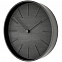 Часы настенные Plato, черное дерево с логотипом в Астрахани заказать по выгодной цене в кибермаркете AvroraStore