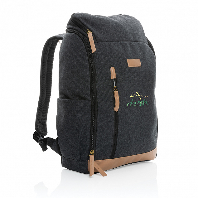 Рюкзак для ноутбука Impact из переработанного канваса AWARE™, 15" с логотипом в Астрахани заказать по выгодной цене в кибермаркете AvroraStore