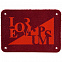 Лейбл кожаный Beta, XL, красный с логотипом в Астрахани заказать по выгодной цене в кибермаркете AvroraStore