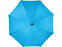 Зонт-трость Halo, механический 30, аква с логотипом в Астрахани заказать по выгодной цене в кибермаркете AvroraStore