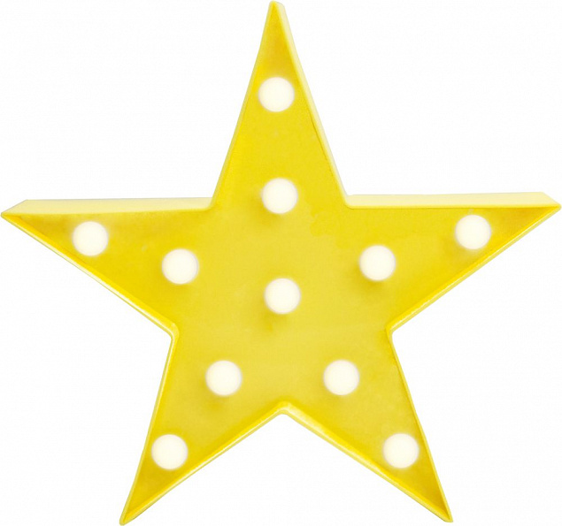 Светильник светодиодный «Звезда» с логотипом в Астрахани заказать по выгодной цене в кибермаркете AvroraStore