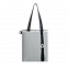 Шоппер Superbag Reflect (серый с чёрным) с логотипом в Астрахани заказать по выгодной цене в кибермаркете AvroraStore