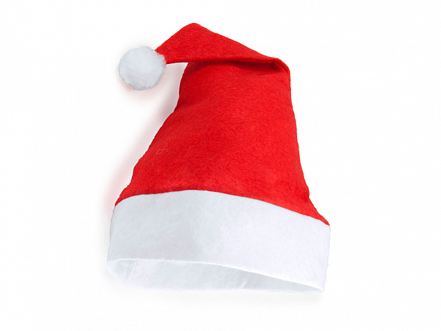 Рождественская шапка SANTA с логотипом в Астрахани заказать по выгодной цене в кибермаркете AvroraStore