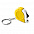 Рулетка- брелок 1 м TRESNA, Желтый с логотипом в Астрахани заказать по выгодной цене в кибермаркете AvroraStore