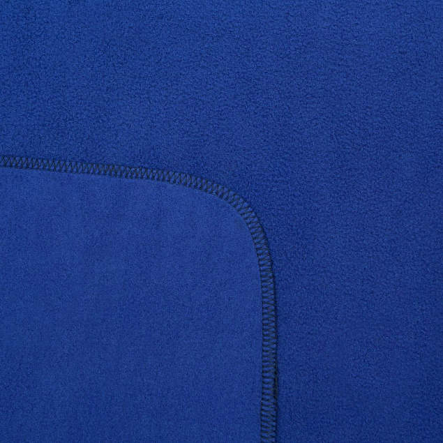 Флисовый плед Warm&Peace XL, ярко-синий с логотипом в Астрахани заказать по выгодной цене в кибермаркете AvroraStore
