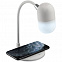 Лампа с колонкой и беспроводной зарядкой lampaTon, белая с логотипом в Астрахани заказать по выгодной цене в кибермаркете AvroraStore