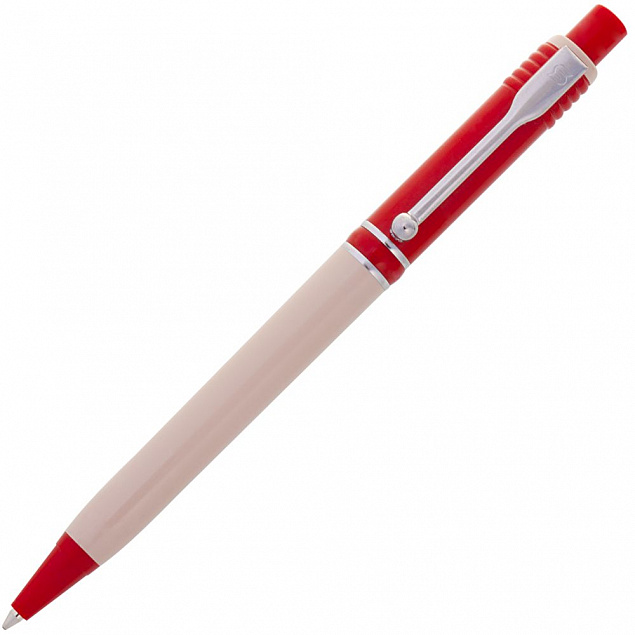 Ручка шариковая Raja Shade, красная с логотипом в Астрахани заказать по выгодной цене в кибермаркете AvroraStore