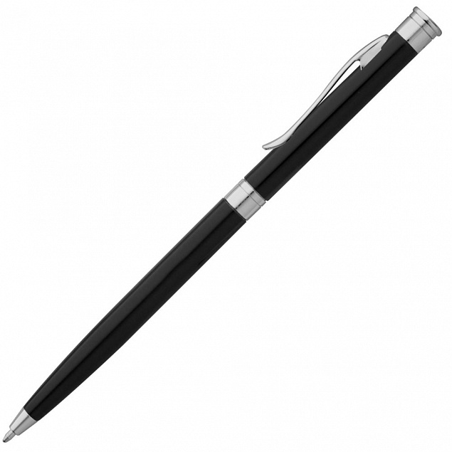 Ручка шариковая Reset, черная с логотипом в Астрахани заказать по выгодной цене в кибермаркете AvroraStore