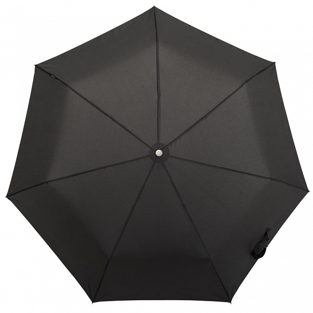 Складной зонт TAKE IT DUO, черный с логотипом в Астрахани заказать по выгодной цене в кибермаркете AvroraStore
